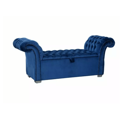 Queen Twin Arm Storage Chaise